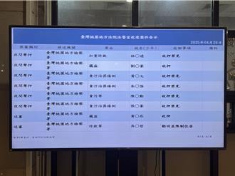 涉收土方業者賄賂 4桃環警遭收押禁見