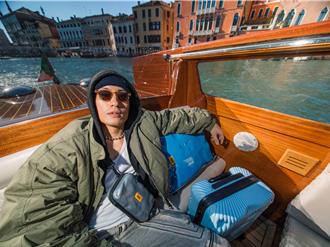 黃宣威尼斯遇瘋狂老外！ 坐「貢多拉」險掉水裡當場嚇壞