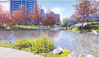 林口滯洪池 變身療癒公園