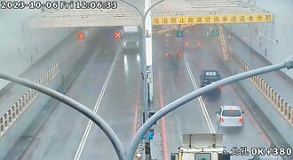 超高禁入 高雄過港隧道導入示警系統