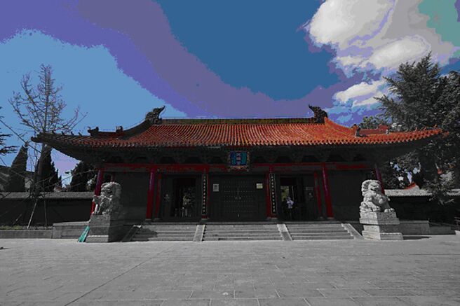 天靜宮位在老子故鄉亳州渦陽縣，是道教聖地。（林洛安攝）