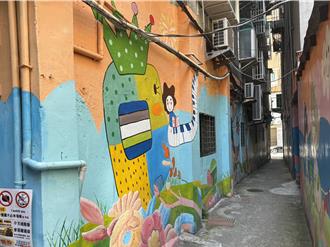 新北汙水接管配合牆面彩繪 水利局改善市容有成