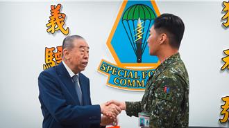 李棟樑慰問北部山區特戰部隊