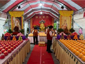 新北靈鷲山蘭陽講堂啟建萬佛燈會 展靈性生態與善念共修