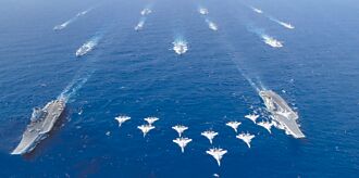 美菲軍演 山東艦現身北呂宋海域