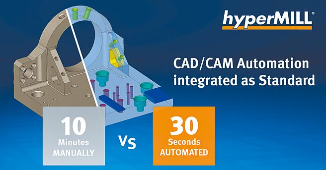 導入hyperMILL自動化模組，可大大提升加工效率。圖／OPEN MIND提供