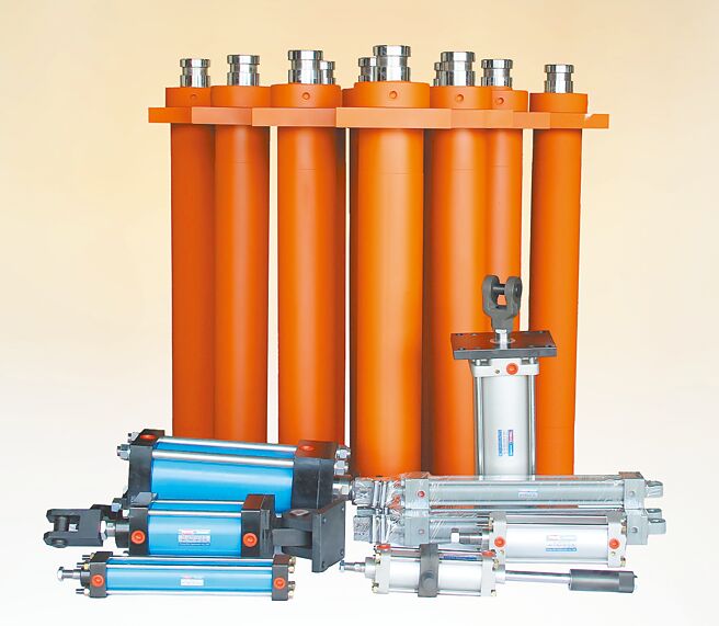 「YONAI」鋐偉氣、油壓缸高耐壓、高品質、壽命長，能大幅提升產品附加價值，且可依實際需求客製設計。圖／陳仁義