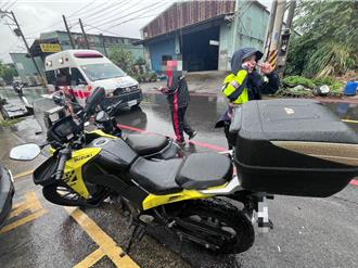 蘆洲復興路機車相撞  2男倒地送醫