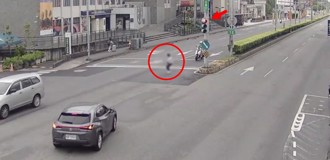 來不及了！輔大女大生「闖紅燈」 慘遭機車撞斷雙腿