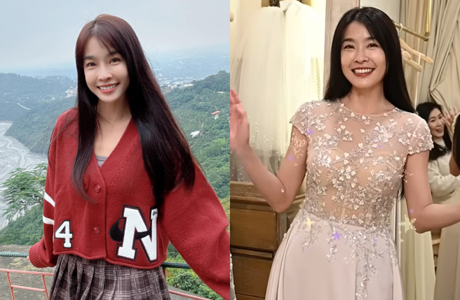 小嫻離婚7年罕穿婚紗，被問100次感情現況回應了。（圖／臉書 小嫻（黃瑜嫻）、YouTube 小嫻黃瑜嫻hsien_0309）