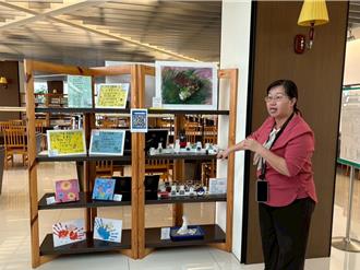大園圖書館攜手伊甸基金會 展出身障與早療家庭作品
