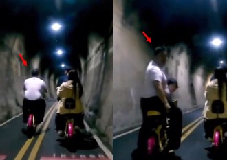 后豐鐵馬隧道內硬超車！ 家人險遭撞竟還「停車嗆聲」