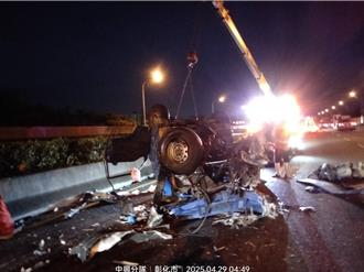 国1彰化段小货车遭撞解体   死亡驾驶身分曝光竟是「越籍科大生」