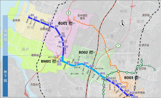 台中捷運藍線首項工程6月動工 高架土建5／1開標