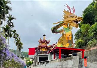 台北龍年主燈「城現光龍」進駐南投 搭石龍宮打造遊龍勝地
