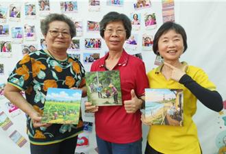 高雄旗山長輩玩轉AI 78歲阿嬤畫出「香蕉園」回憶
