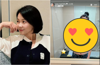 49岁六月挺过婚变「整个人回春」 性感黑bra泄傲人身材乐翻