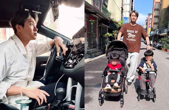 黃少谷兼職開計程車養家。（圖／翻攝自shao_ku_huang IG）