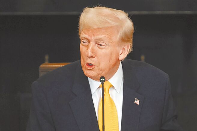 美国总统川普。图／美联社