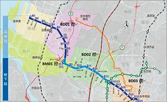 中捷蓝线海线高架 拚明年中动工