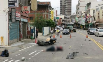 奪命瞬間曝光！逾期越男逆撞機車  八德騎士夫妻「陰陽兩隔」