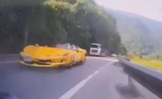 影》玩命！7輛超跑上合歡山「逆向高速超車」 超扯畫面曝光