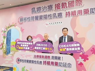 乳癌口服標靶藥 專家盼放寬給付