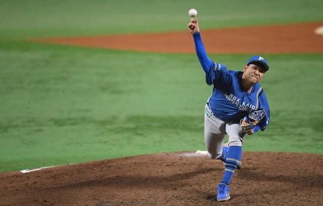 古林睿煬生涯第2場日職一軍先發，繳出7局10次三振好投，奪下首勝。（圖／日本火腿IG@fighters_official）