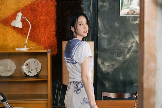 程予希受到就读復兴美工爸爸的影响，对于艺术相关都很感兴趣。（星星相艺提供）