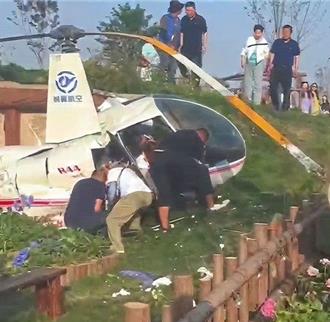 苏州一直升机坠落致4伤  1地面人员死亡