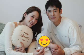 歐陽妮妮「低胸上衣」性感替4月兒收涎 全家人同框獨缺他！