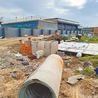 澎湖吉貝海淡廠 周邊像廢墟