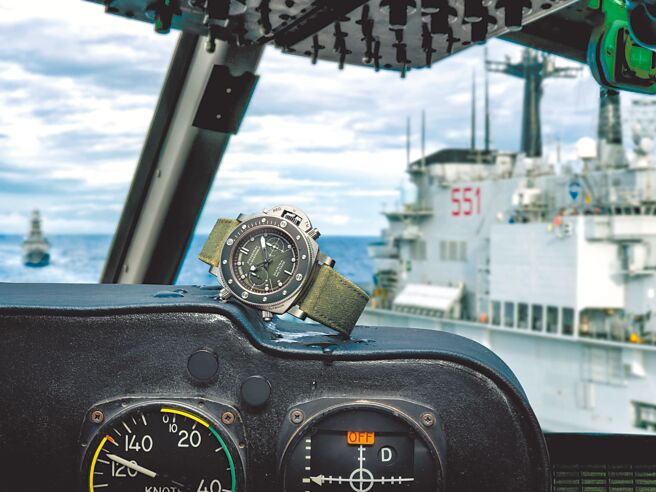 沛纳海义大利海军体验版限量表，可体验义大利海军航空队的军旅日常。（PANERAI提供）