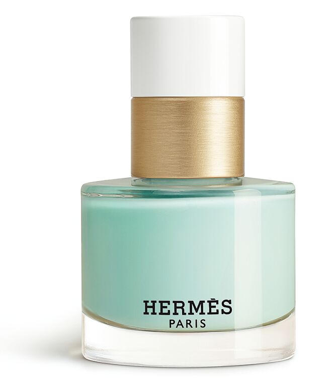 爱马仕手部系列2025限量珍藏版指甲油Vert Aqua薄荷绿色。（Hermes提供）