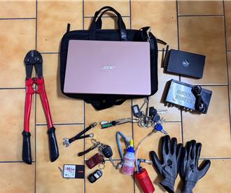 深夜變裝竊盜還偷車牌掩人耳目 林口警追查連環贓跡逮人