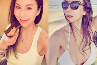 49歲洪曉蕾比基尼大解放！「離婚9年」26字親揭感情現況