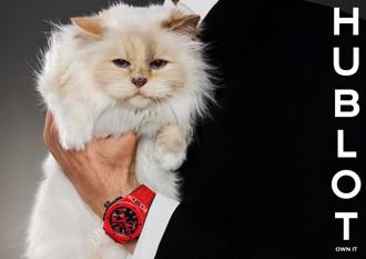 时尚老佛爷爱猫Choupette 傲娇代言HUBLOT腕表