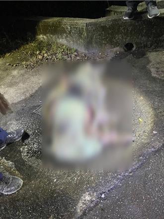 花莲水圳惊见「渗血棉被」飘恶臭　打捞竟是拉布拉多犬尸