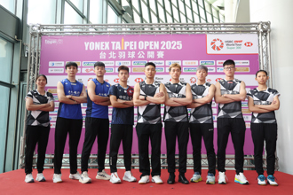 台北羽球公開賽》女單世界前10宮崎友花參賽 周天成率台將捍衛主場