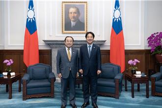 拜會賴清德   日本前經濟大臣：臺灣有事   等於世界有事