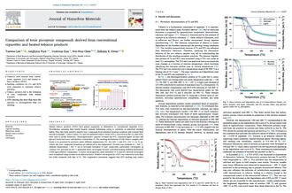加熱式菸品 降低有毒熱裂解產物