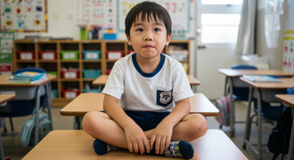 不滿盤腿坐桌子！安親男師推學生「後仰倒地」 挨告下場出爐