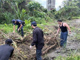 花莲秀林铁路下方农地 惊见男性骨骸与遗物