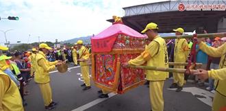 快訊》200年首次！白沙屯媽祖進南投賜福 信眾嗨翻