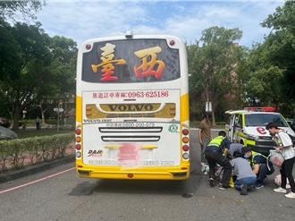 校內遭校車撞！南華女大生腿疑遭輾壓 急送醫開刀