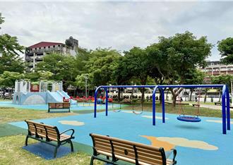 新北板橋望月公園 全新兒童遊戲場啟用