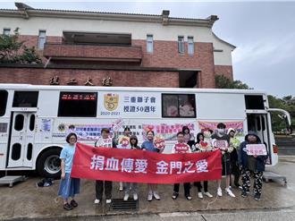 金大逾200師生挽袖捐熱血 用實際行動為社會注入暖流