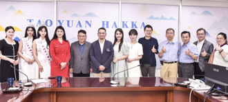 全球城市小姐世界盃主席蕭美萍拜會桃園行銷拍片 客家局長范姜泰基受邀擔綱入鏡