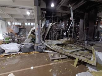 台南柳科工廠氣爆！ 窗戶震碎員工驚逃