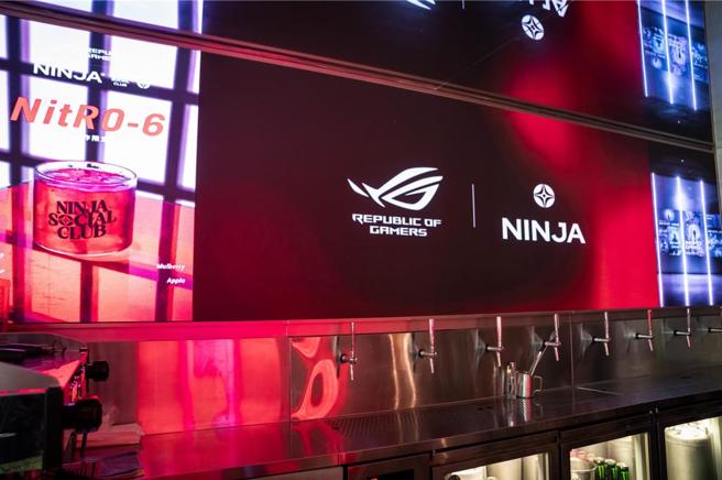 為使更多民眾深刻感華碩旗下ROG玩家共和國首度與東區時尚新地標—「NINJA Taipei」跨界合作，打造沉浸式快閃體驗店，即起至6月6日為止，限定快閃。（華碩提供）